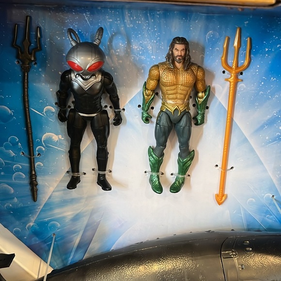 Aquaman vs Black Manta battle set toy - Picture 3 of 6